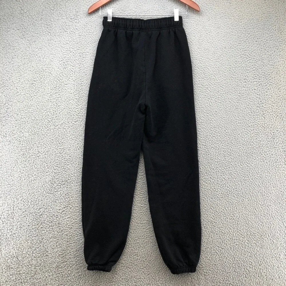 Alo Yoga Accolade Sweatpants Womens XXS Black High Rise Fleece Joggers Athletic